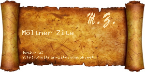 Möltner Zita névjegykártya